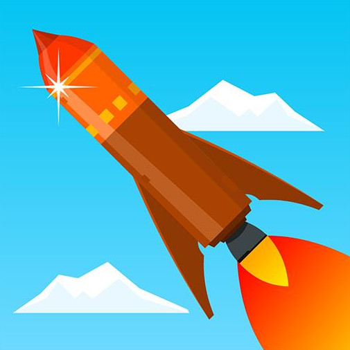 rocket sky（飞船升空）最新版安卓游戏v1.4.2_绿色下载网_安卓游戏_Rocket Sky!