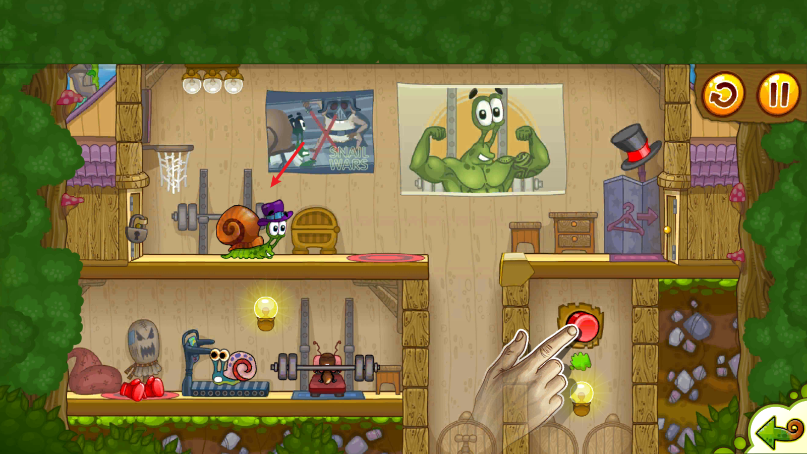 蜗牛鲍勃2下载正版(Snail Bob 2)v1.5.22 安卓版_绿色下载网_休闲益智_Snail Bob 2 _2