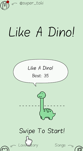 Like A Dino游戏下载v21.01.20 安卓版_绿色下载网_休闲益智_Like A Dino!