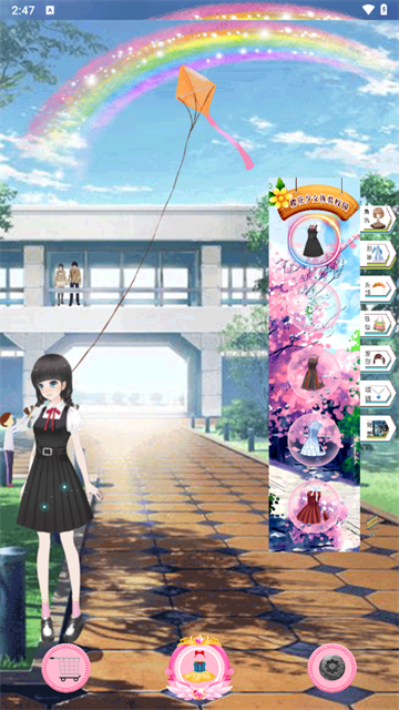 樱花少女换装校园手机版下载v1.0.4 安卓版_绿色下载网_休闲益智_樱花少女换装校园 _3