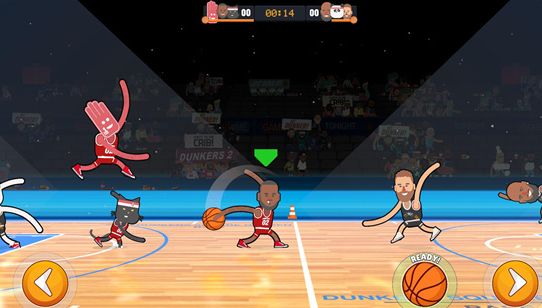 蠢萌扣篮2游戏下载(Dunkers 2)v4.9 安卓版_绿色下载网_体育竞技_Dunkers 2