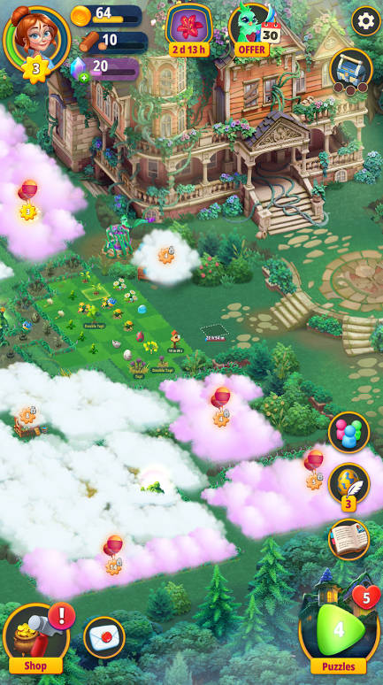 合并花园游戏(Merge Gardens)v1.38.4 安卓版_绿色下载网_休闲益智_Merge Gardens _3
