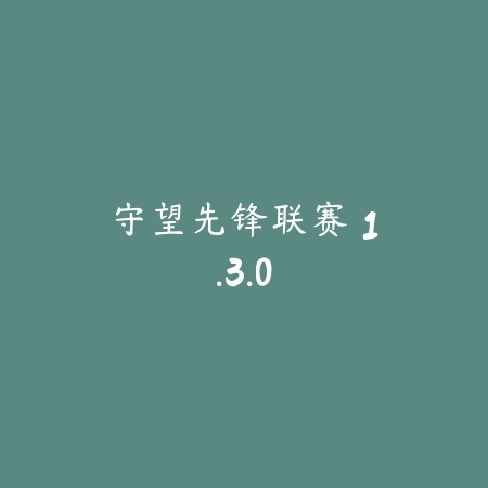 守望先锋联赛 1.3.0_绿色下载网_游戏辅助_