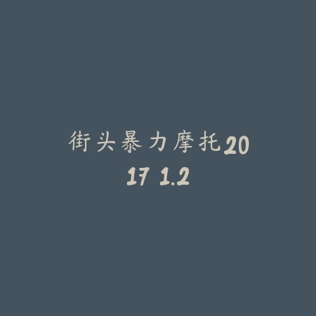 街头暴力摩托2017 1.2_绿色下载网_苹果游戏_