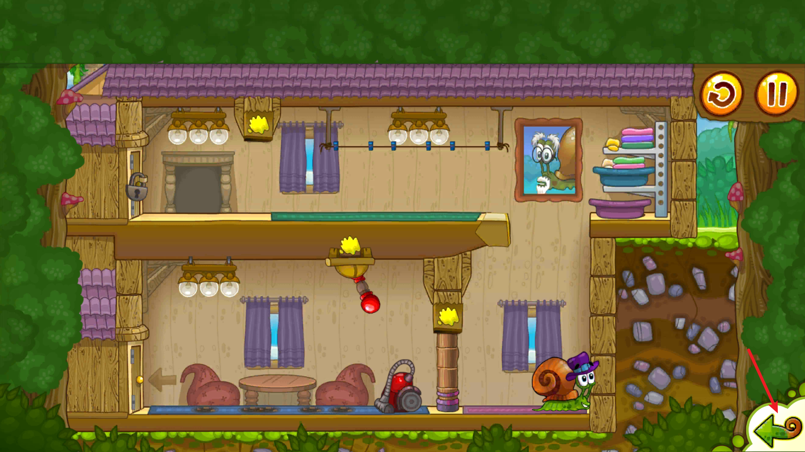 蜗牛鲍勃2下载正版(Snail Bob 2)v1.5.22 安卓版_绿色下载网_休闲益智_Snail Bob 2 _5