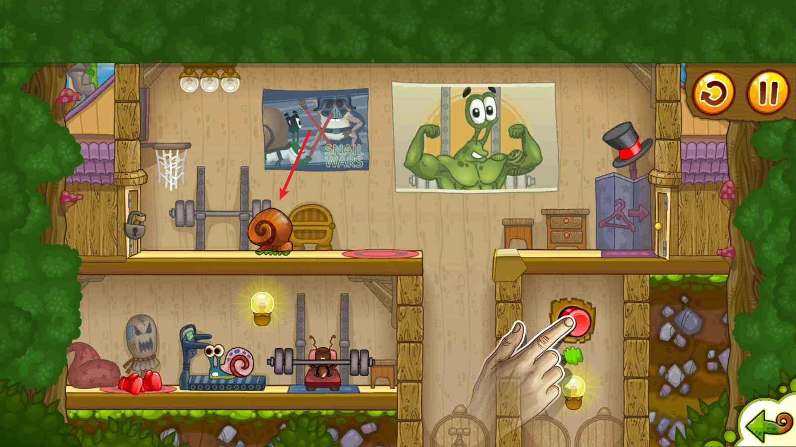 蜗牛鲍勃2下载正版(Snail Bob 2)v1.5.22 安卓版_绿色下载网_休闲益智_Snail Bob 2 _3