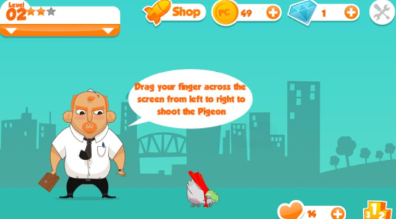 愚蠢的鸽子手游下载(Il est con ce pigeon)v1.0.5b 安卓版_绿色下载网_休闲益智_Il est con ce pigeon !
